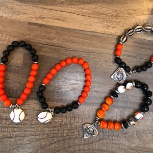 San Francisco Giants handmade bracelets